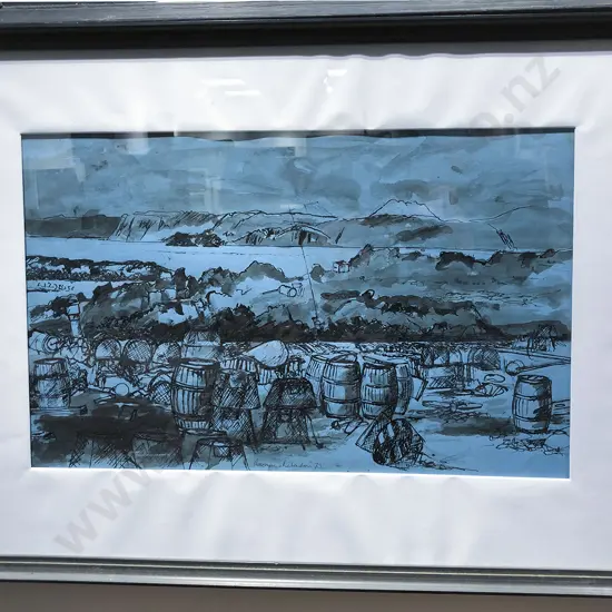 Rosemond Richardson - Pen and Wash - signed & dated '73