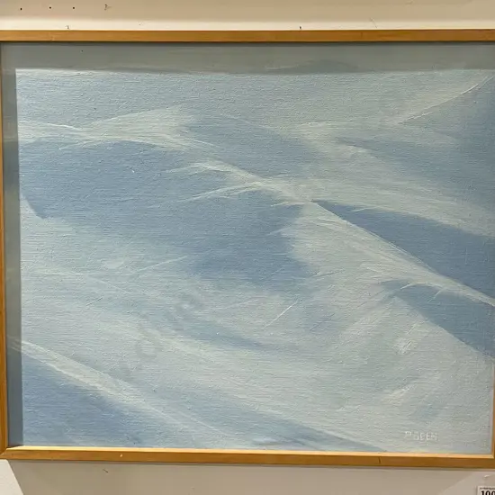 Peter Geen - Mt Cheesman Skifield - signed