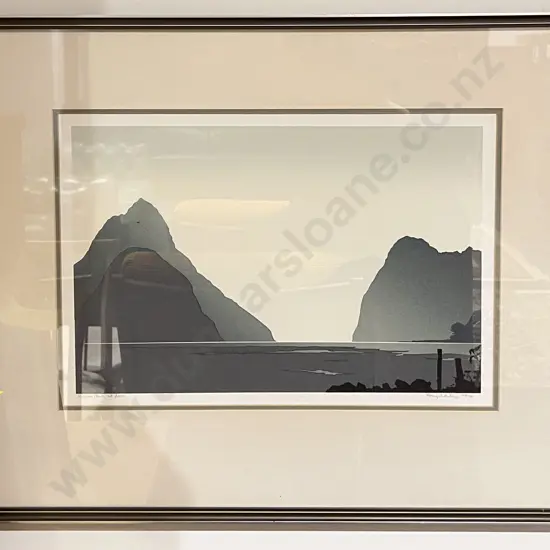 F Leahy - 'Mitre Peak at Dusk' - Ltd Ed Print