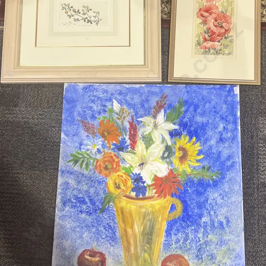 Two Framed Botanical Studies and Other