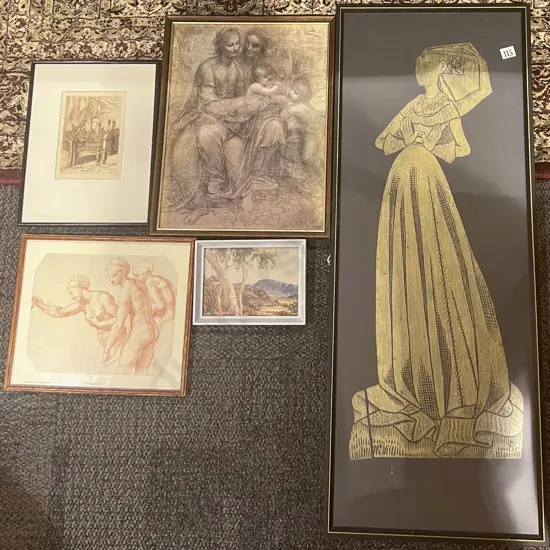 Five Framed Prints