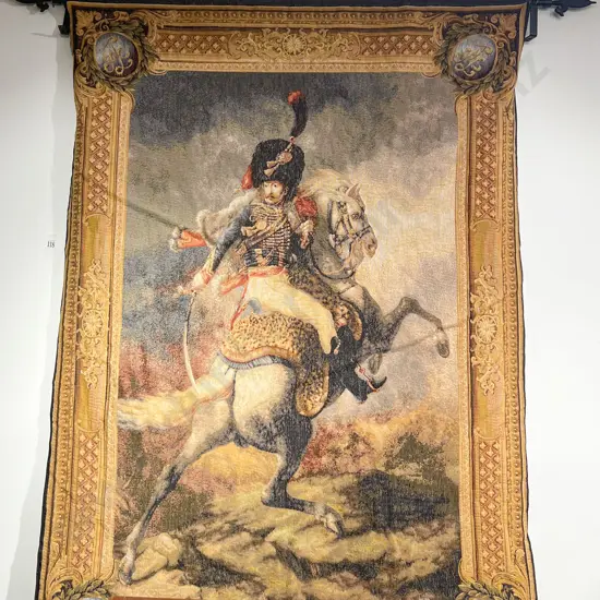 Tapestry Wall Hanging Historical Military Theme