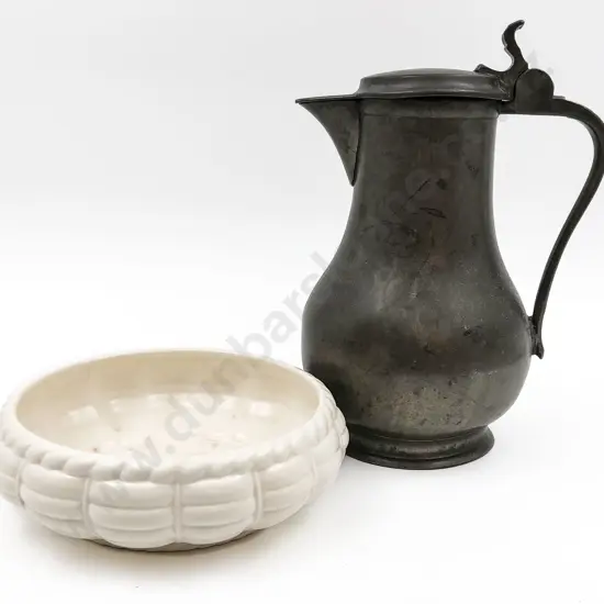Beswick Vase & Pewter Lidded Jug