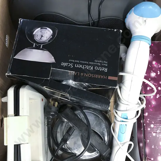 Box of Assorted Kitchen Appliances incl Jug