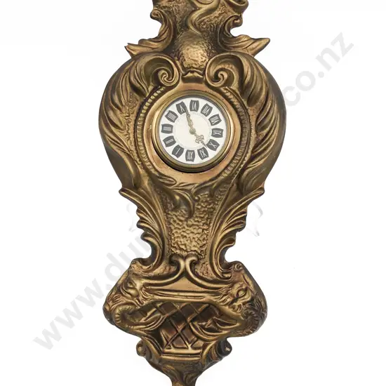Italian Gilt Wall Clock (faults)