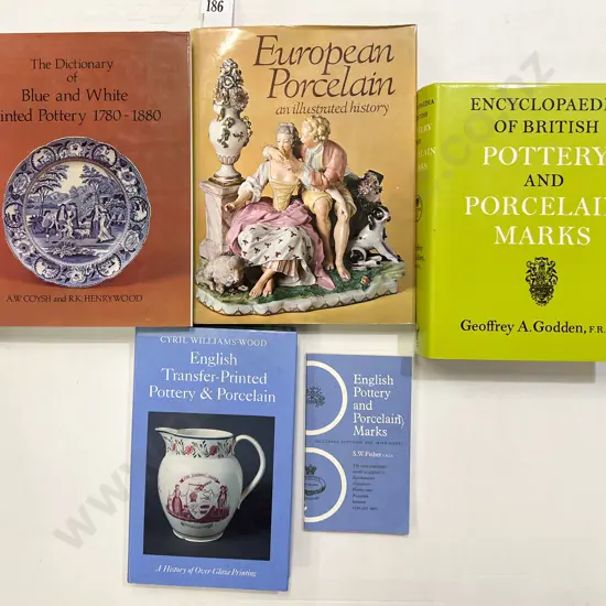 Five Assorted Porcelain and Pottery Reference Volumes
