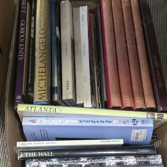Box of Assorted Books