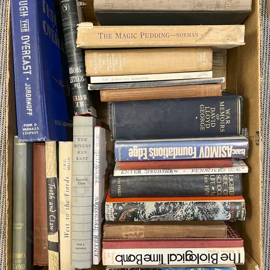 Box of Assorted Books