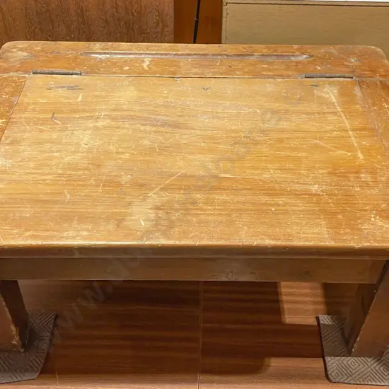 Cut Down Vintage Childs Desk