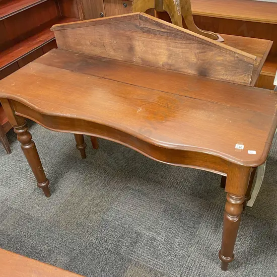 Serpentine Hall Table (crack to top)