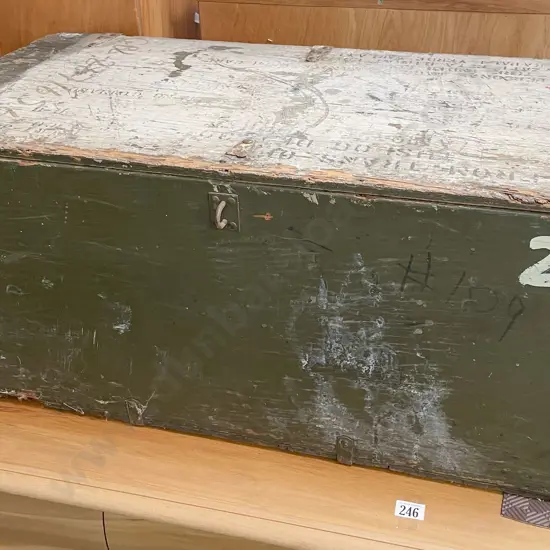 Vintage Military Issue Chest