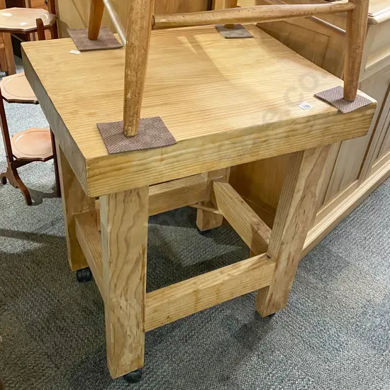 Butchers Block on Castors