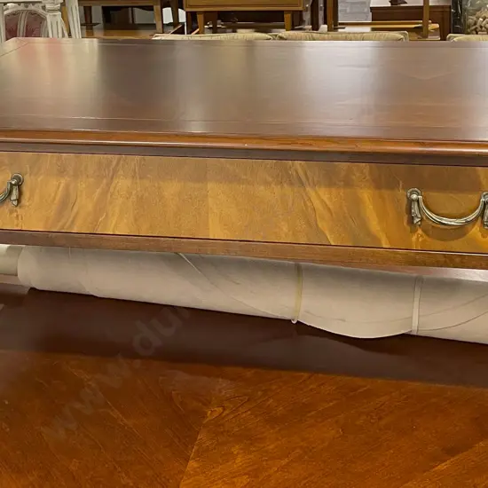 Rectangular Double Sided Drawer Coffee Table