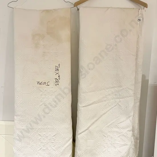 Two Vintage Linen Tablecloths etc