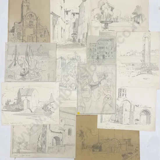 John Weeks (1888 - 1965) - Twelve Landscape Sketches
