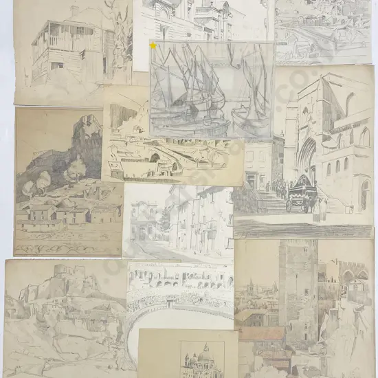John Weeks (1888 - 1965) - Twelve Landscape Sketches