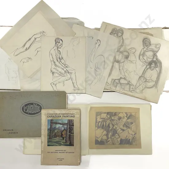 John Weeks (1888 - 1965) - Three Sketchbooks and Other
