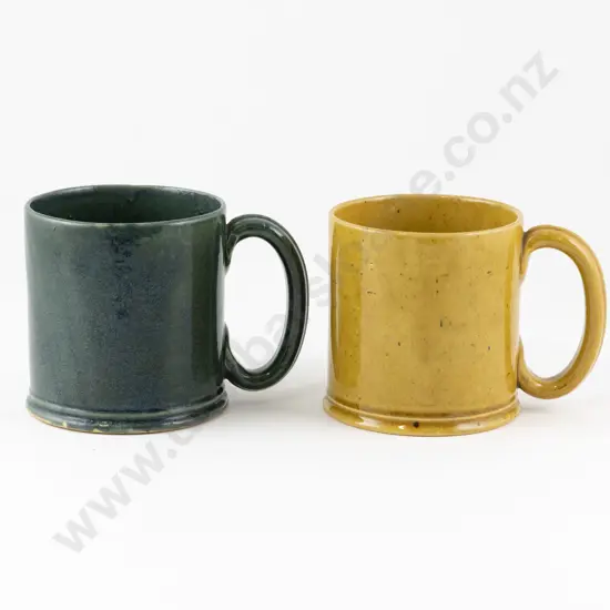 Two Attributed Luke Adams Breakfast Mugs