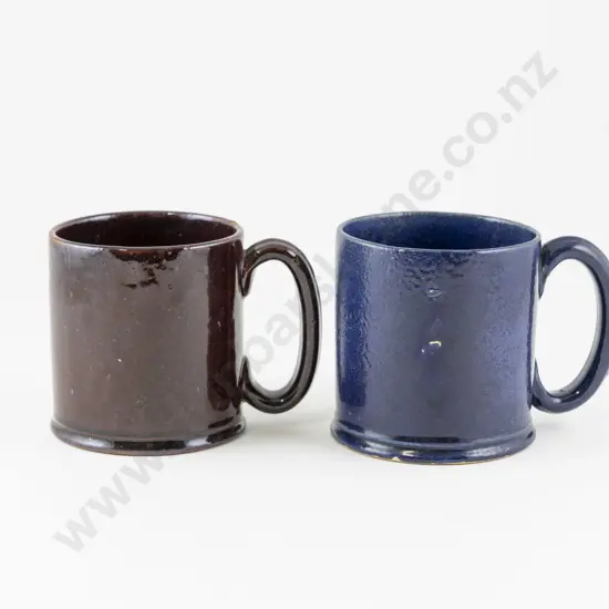 Two Attributed Luke Adams Breakfast Mugs