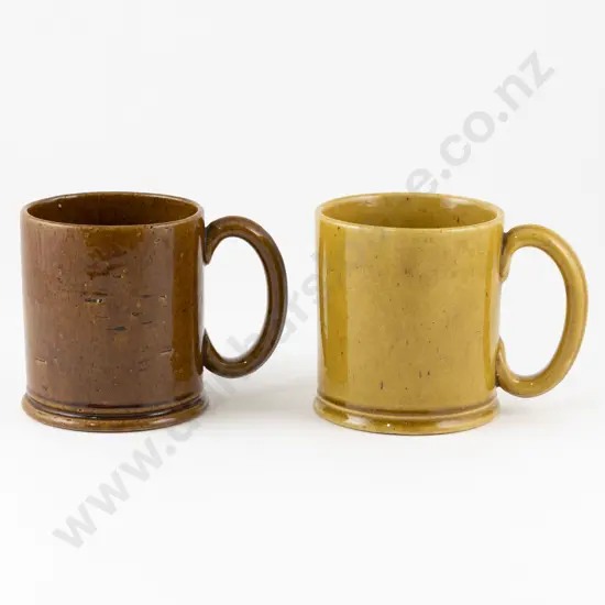 Two Attributed Luke Adams Breakfast Mugs