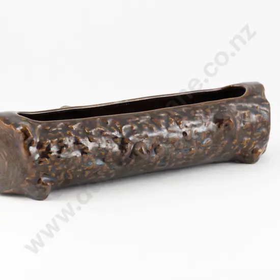 Temuka Potteries Log Trough Vase