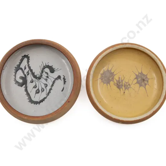 Len Castle Two Pin Dishes