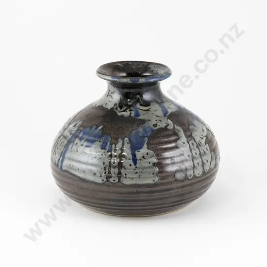 Peter Vendelbosch Squat Ovoid Bottle Vase