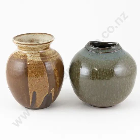 Two Michael Whitmore Vases