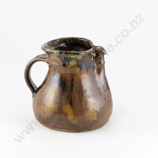 Tenmoku Glazed Jug (Attributed to Barry Brickell)