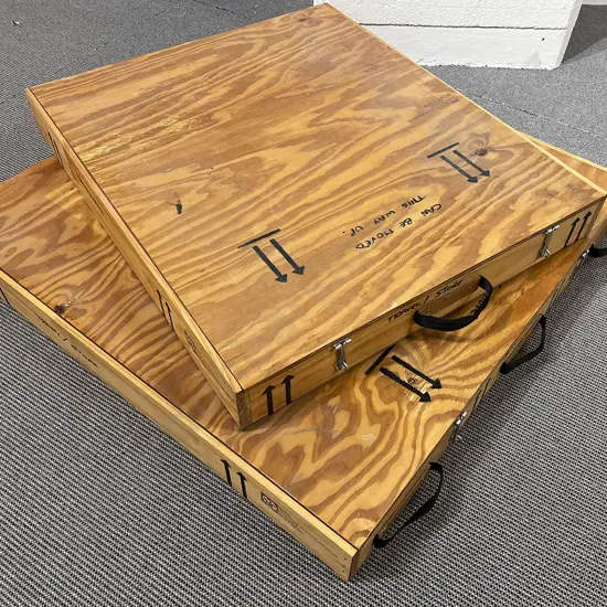 Studio Artwork Storage/Travel Cases x2