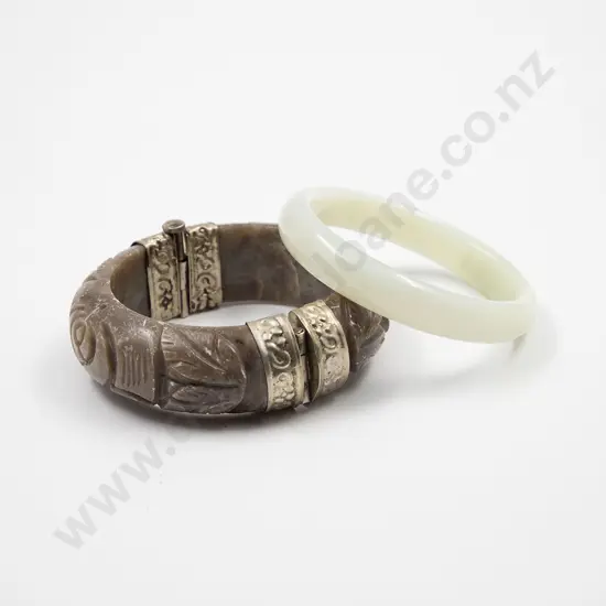 Carved Soapstone Bangle