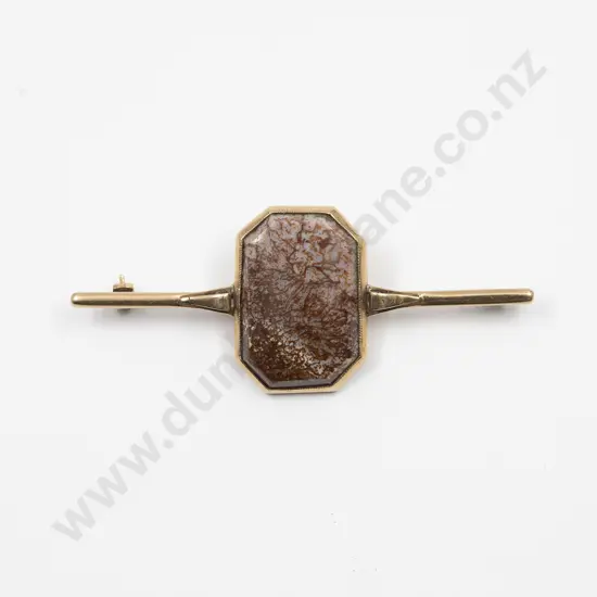 Victorian 9ct Bar Brooch