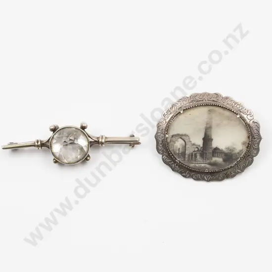 Victorian S/S Souvenir Brooch