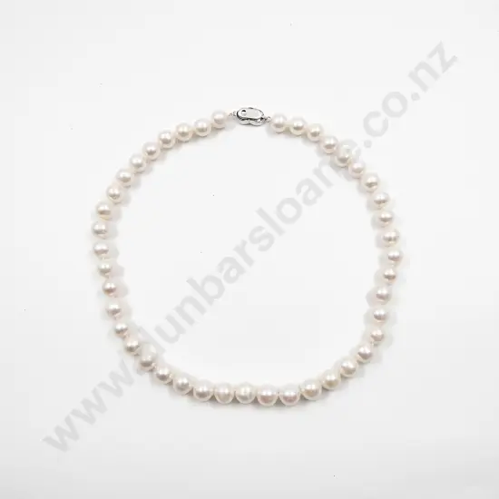 Uniform Single Strand Fresh Water Pearl Necklace