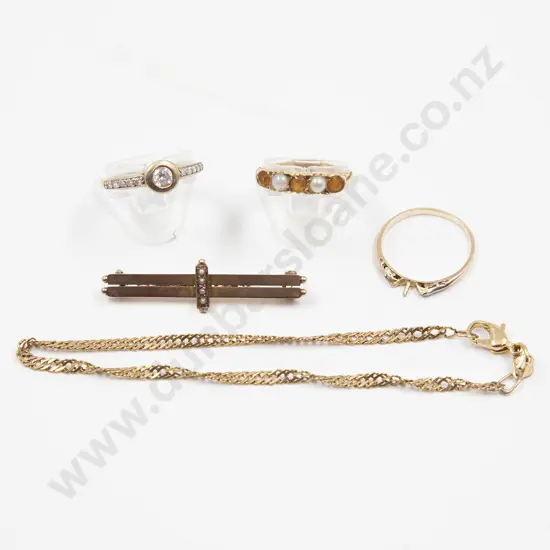 Two 9ct Curb Link Bracelets