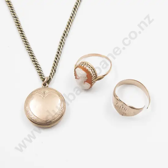9ct Circular Photo Locket
