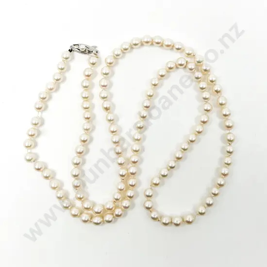 Mikimoto Single Strand Uniform Cultured Pearl Necklace