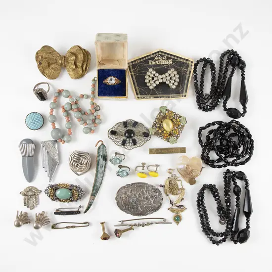Collection Assorted Early C20th Costume Jewellery