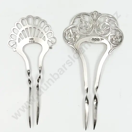 Two S/S Fancy Hair Combs