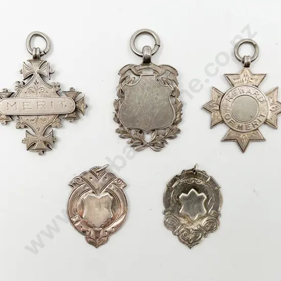 Five Assorted S/S Medallions