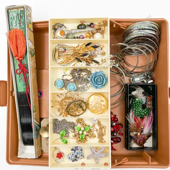 Collection Vintage and Modern Costume Dress Jewellery