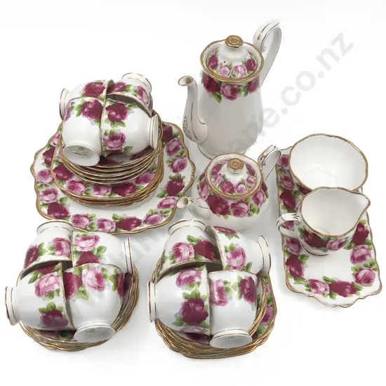Royal Albert Old English Rose Tea Set