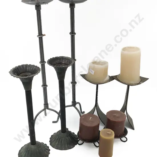 Four Pairs of Candlesticks