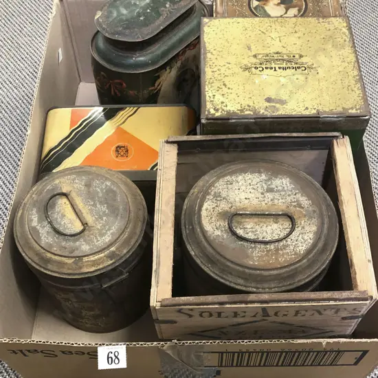Quantity of Assorted Tins