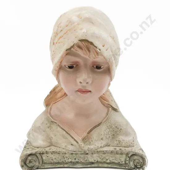 Plaster Bust of a Young Girl A/F