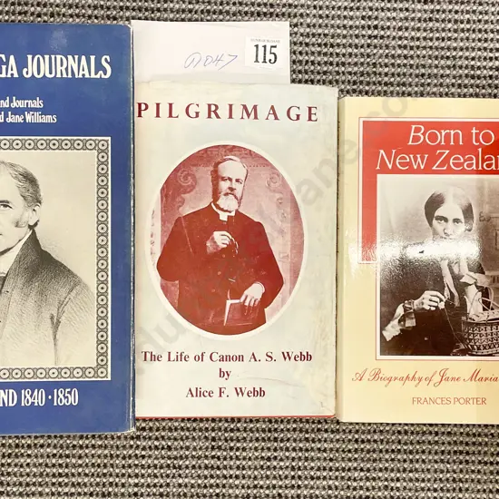 Four NZ Reference Volumes Including The Turanga Journals