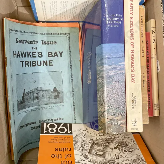 Box of Assorted NZ Reference Including From N to Z by C V Smith