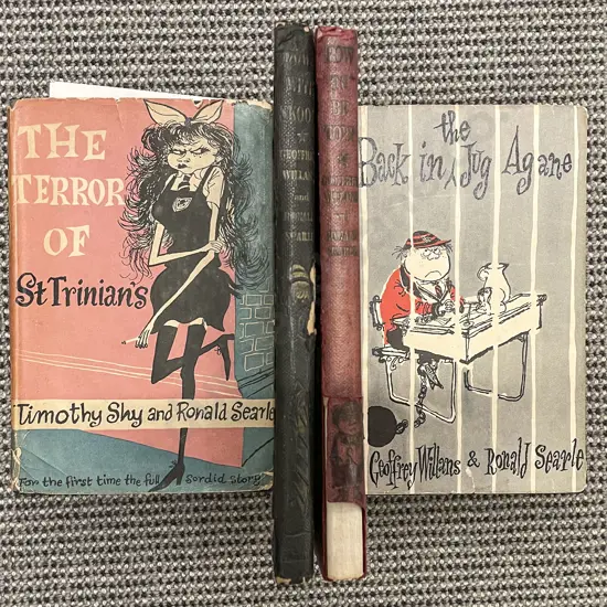 Four Various Ronald Searle Children's Books