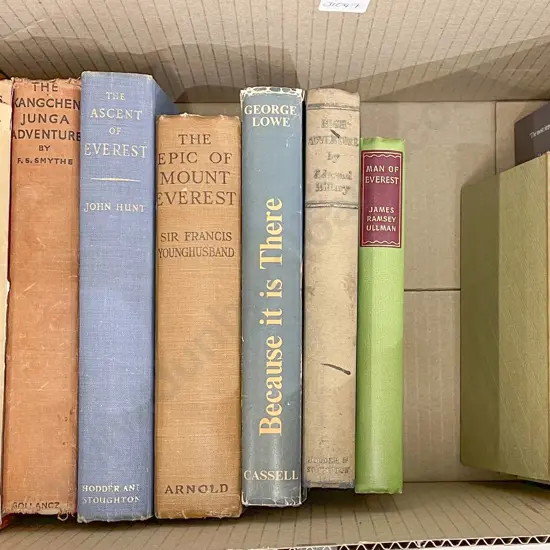 Box of Assorted Books Including Everest Reference Volumes