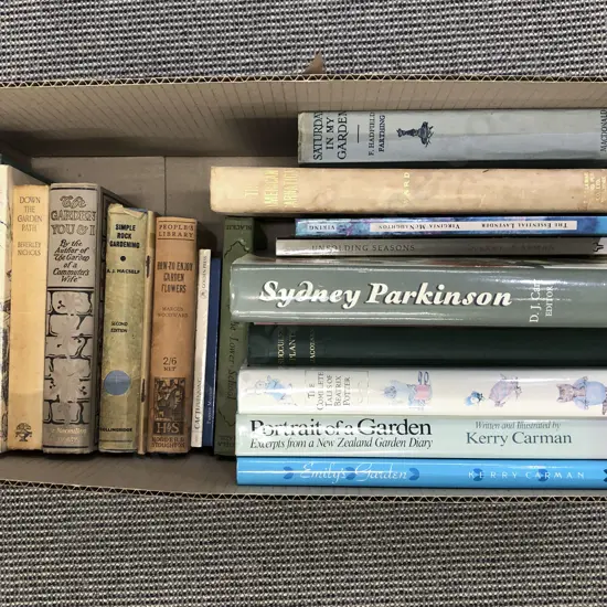Box of Mostly Vintage Gardening Reference Books